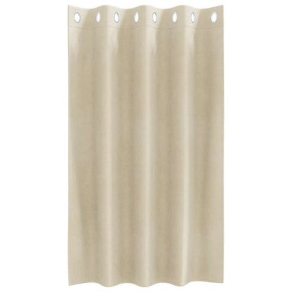 Tende oscuranti 2 pcs Crema 140 x 140 cm Velluto