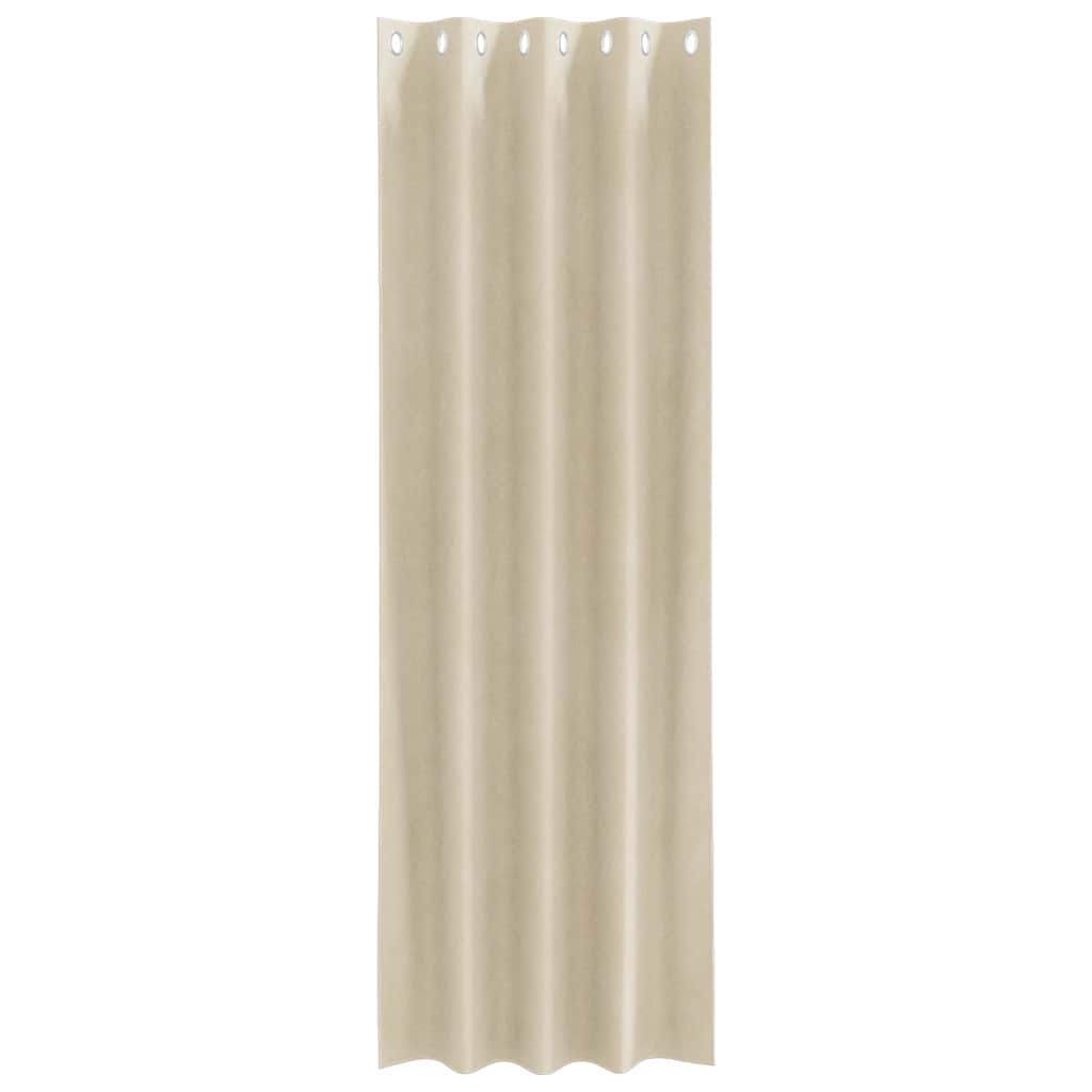 Tende oscuranti 2 pcs Crema 140 x 225 cm Velluto