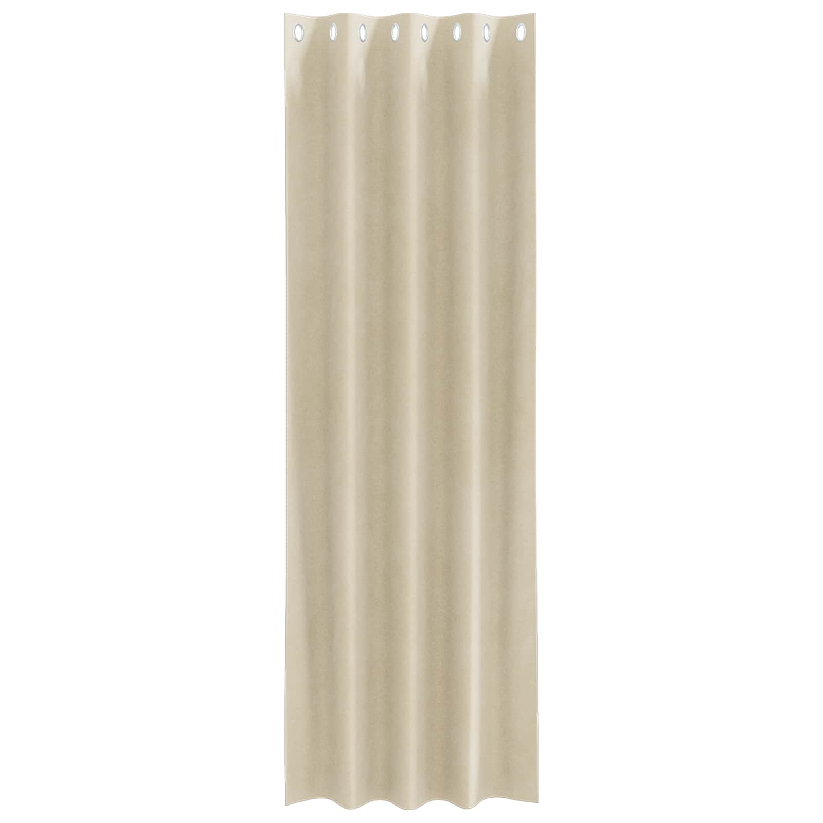 Tende oscuranti 2 pcs Crema 140 x 245 cm Velluto | homemem39
