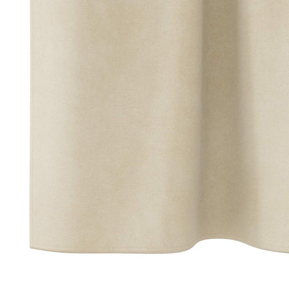 Tende oscuranti 2 pcs Crema 140 x 260 cm Velluto | homemem39