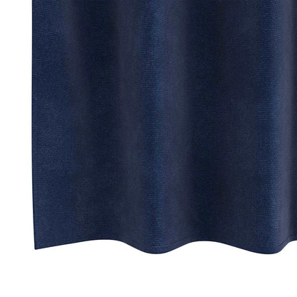 Tende oscuranti 2 pcs Blu Scuro 140 x 175 cm Velluto | homemem39