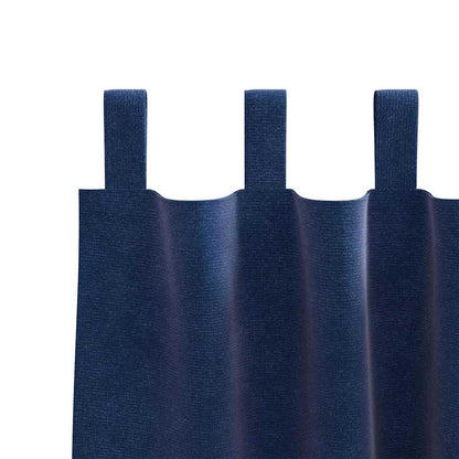 Tende oscuranti 2 pcs Blu Scuro 140 x 245 cm Velluto | homemem39