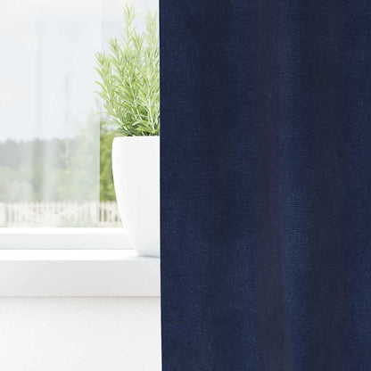 Tende oscuranti 2 pcs Blu Scuro 140 x 260 cm Velluto | homemem39