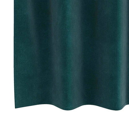 Tende oscuranti 2 pcs Verde Scuro 140 x 175 cm Velluto | homemem39