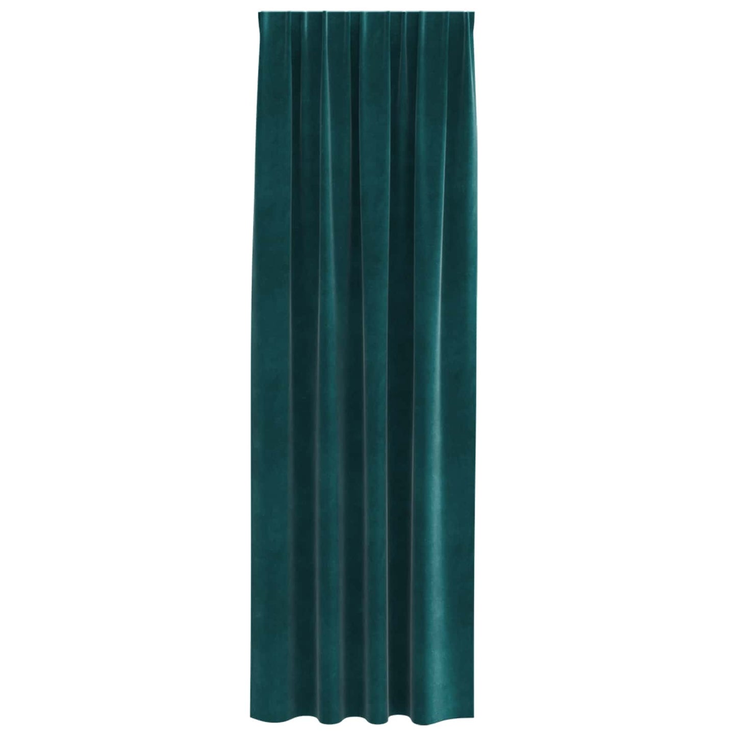 Tende oscuranti 2 pcs Verde Scuro 140 x 260 cm Velluto | homemem39