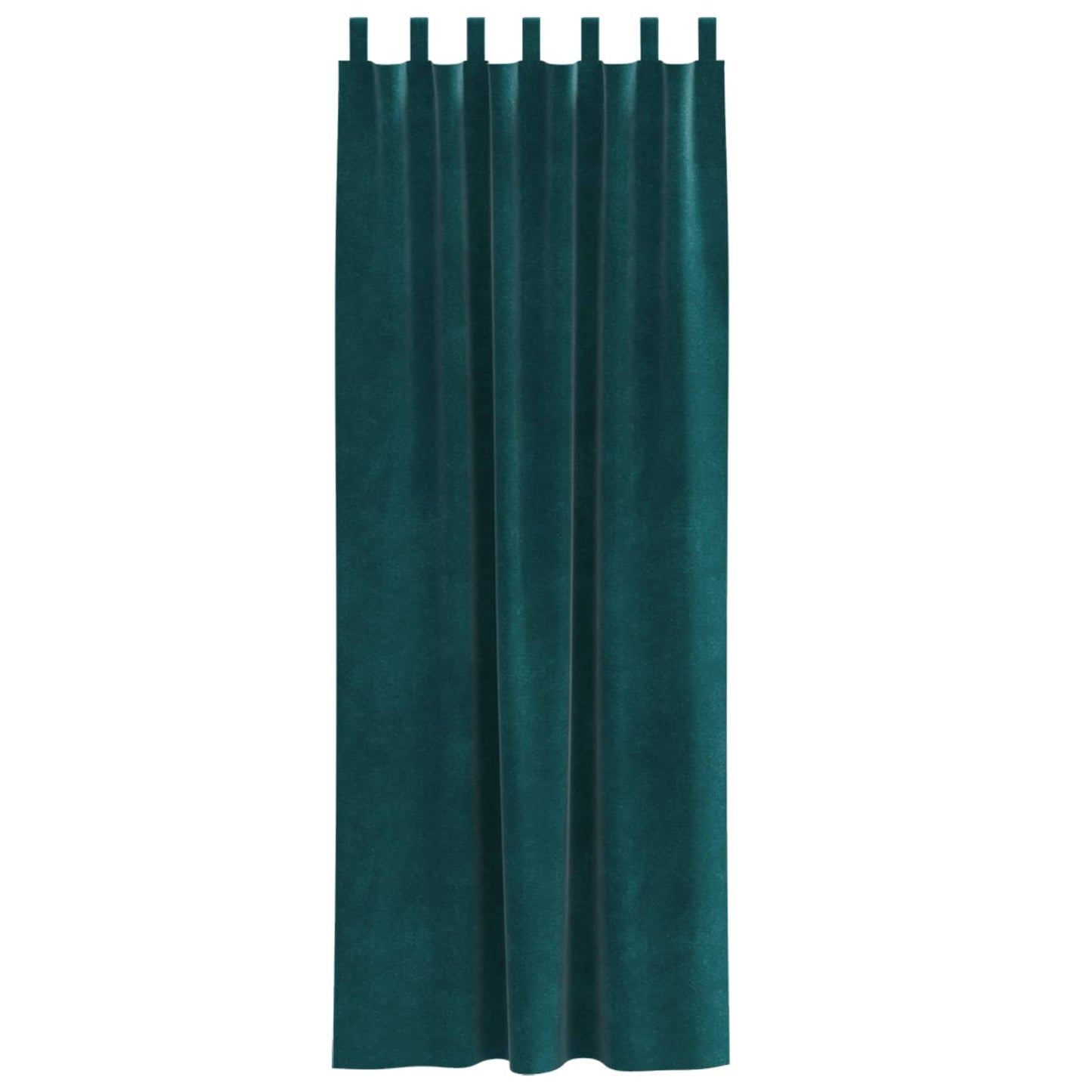 Tende oscuranti 2 pcs Verde Scuro 140 x 245 cm Velluto | homemem39