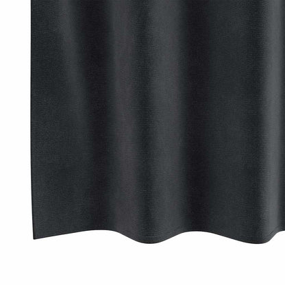 Tende oscuranti 2 pcs Grigio scuro 140 x 225 cm Velluto | homemem39
