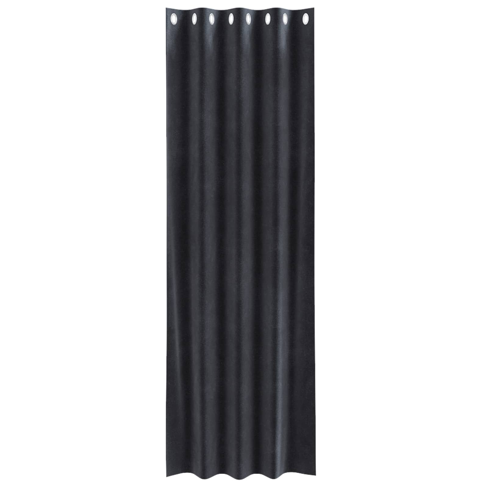 Tende oscuranti 2 pcs Grigio scuro 140 x 245 cm Velluto | homemem39