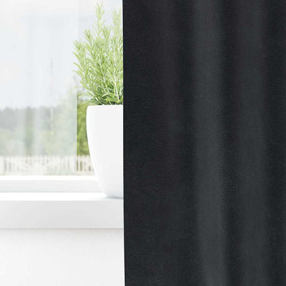 Tende oscuranti 2 pcs Grigio scuro 140 x 260 cm Velluto | homemem39