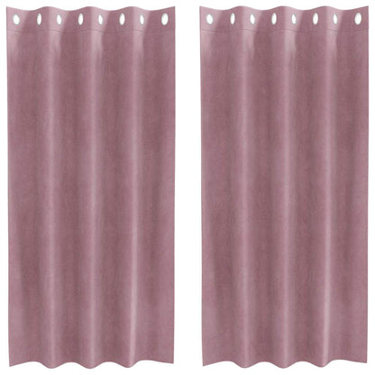 Tende oscuranti 2 pcs Rosa scuro 140 x 175 cm Velluto