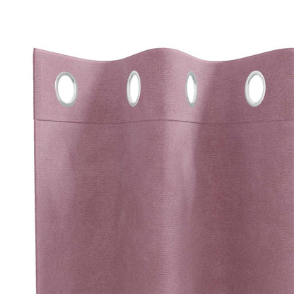 Tende oscuranti 2 pcs Rosa scuro 140 x 260 cm Velluto | homemem39