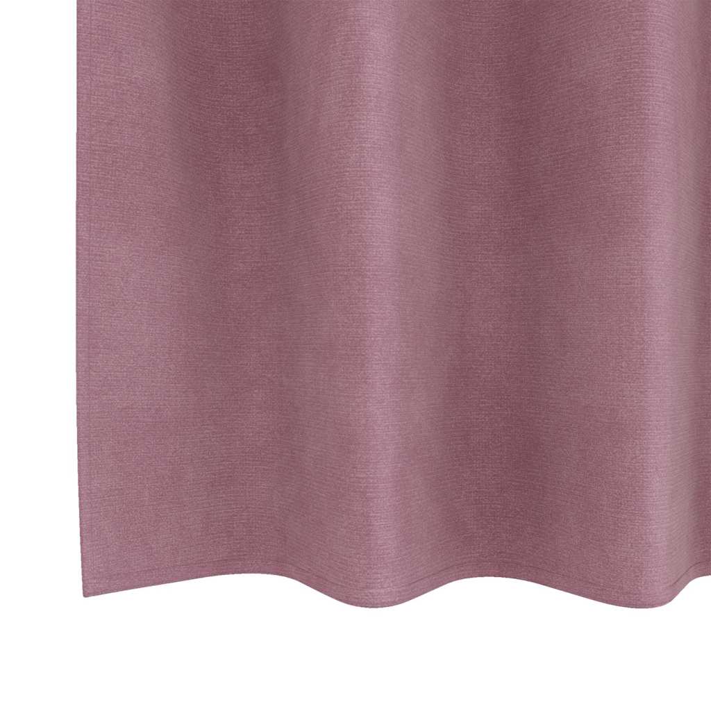Tende oscuranti 2 pcs Rosa scuro 140 x 260 cm Velluto | homemem39