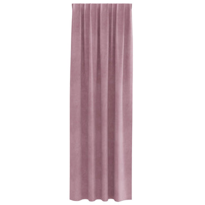 Tende oscuranti 2 pcs Rosa scuro 140 x 245 cm Velluto | homemem39