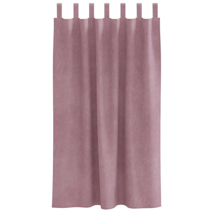 Tende oscuranti 2 pcs Rosa scuro 140 x 175 cm Velluto