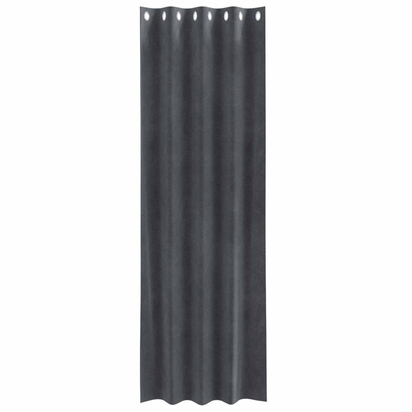 Tende oscuranti 2 pcs Grigio chiaro 140 x 260 cm Velluto | homemem39