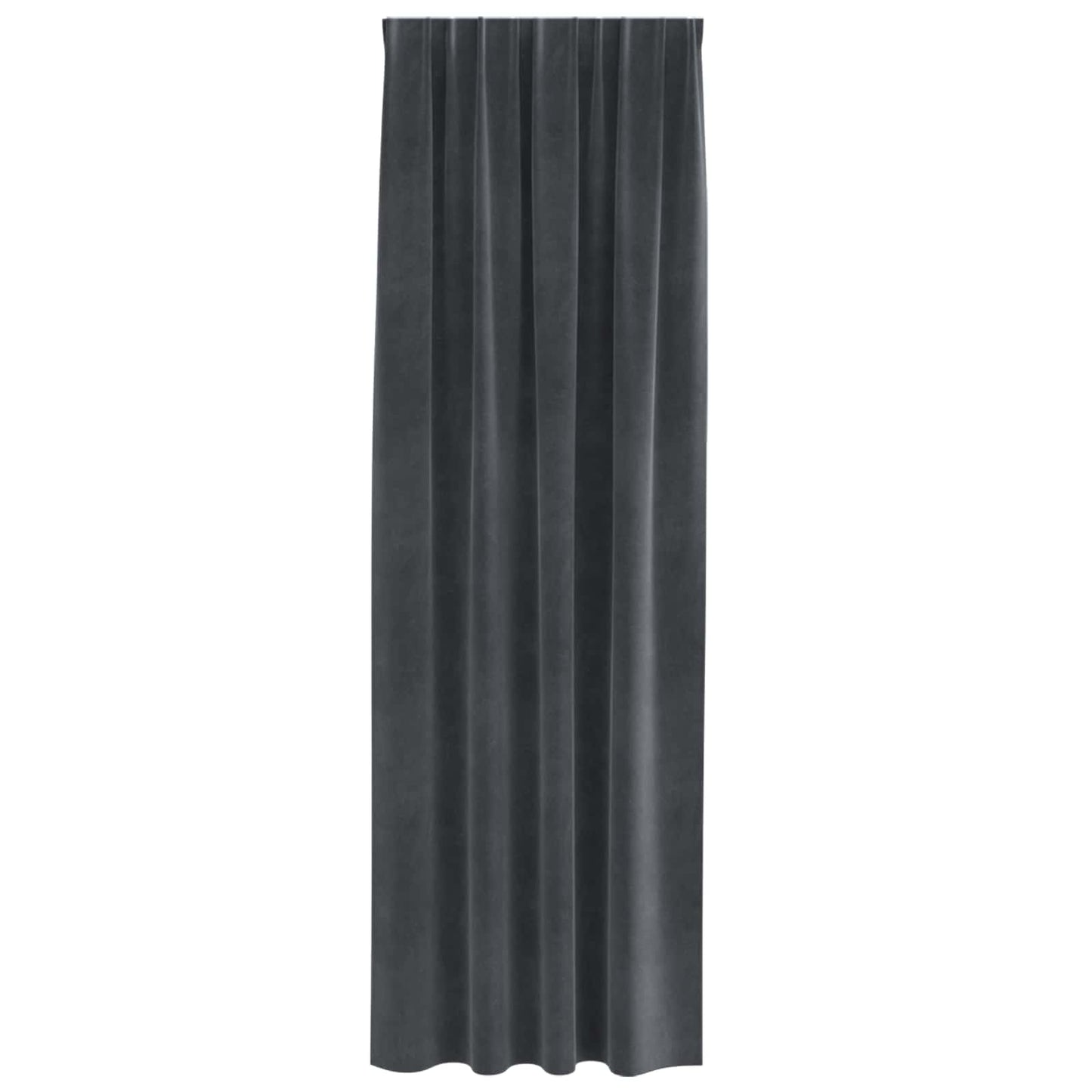 Tende oscuranti 2 pcs Grigio chiaro 140 x 225 cm Velluto | homemem39