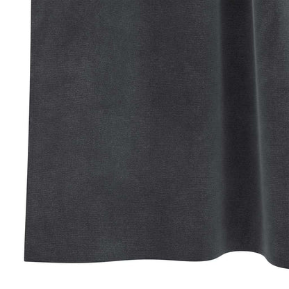 Tende oscuranti 2 pcs Grigio chiaro 140 x 175 cm Velluto | homemem39