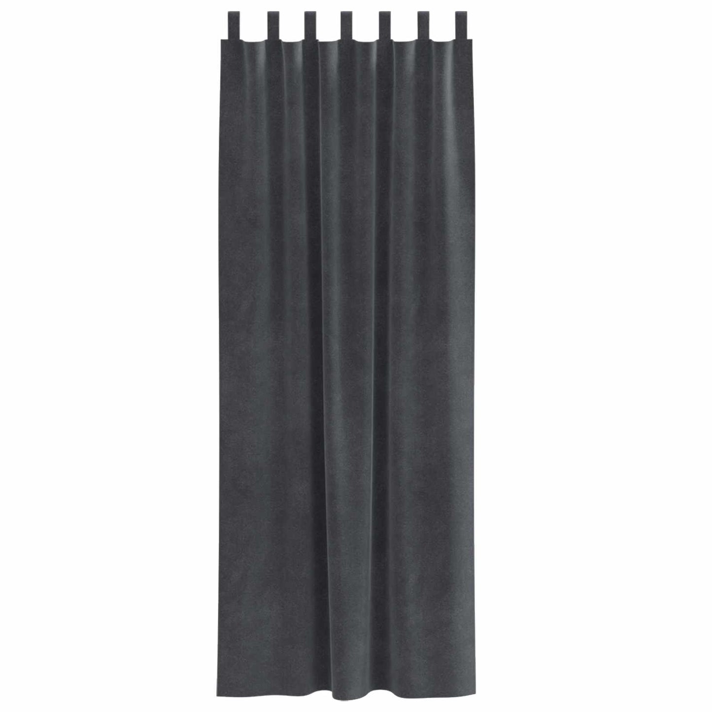 Tende oscuranti 2 pcs Grigio chiaro 140 x 245 cm Velluto | homemem39