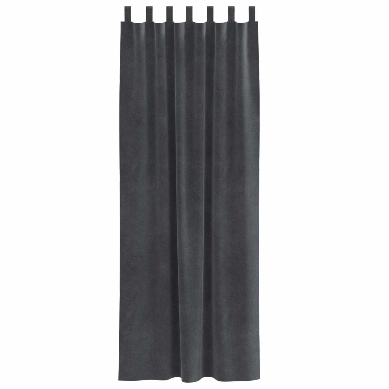 Tende oscuranti 2 pcs Grigio chiaro 140 x 245 cm Velluto | homemem39