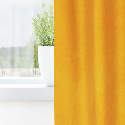 Tende oscuranti 2 pcs Giallo senape 140 x 225 cm Velluto