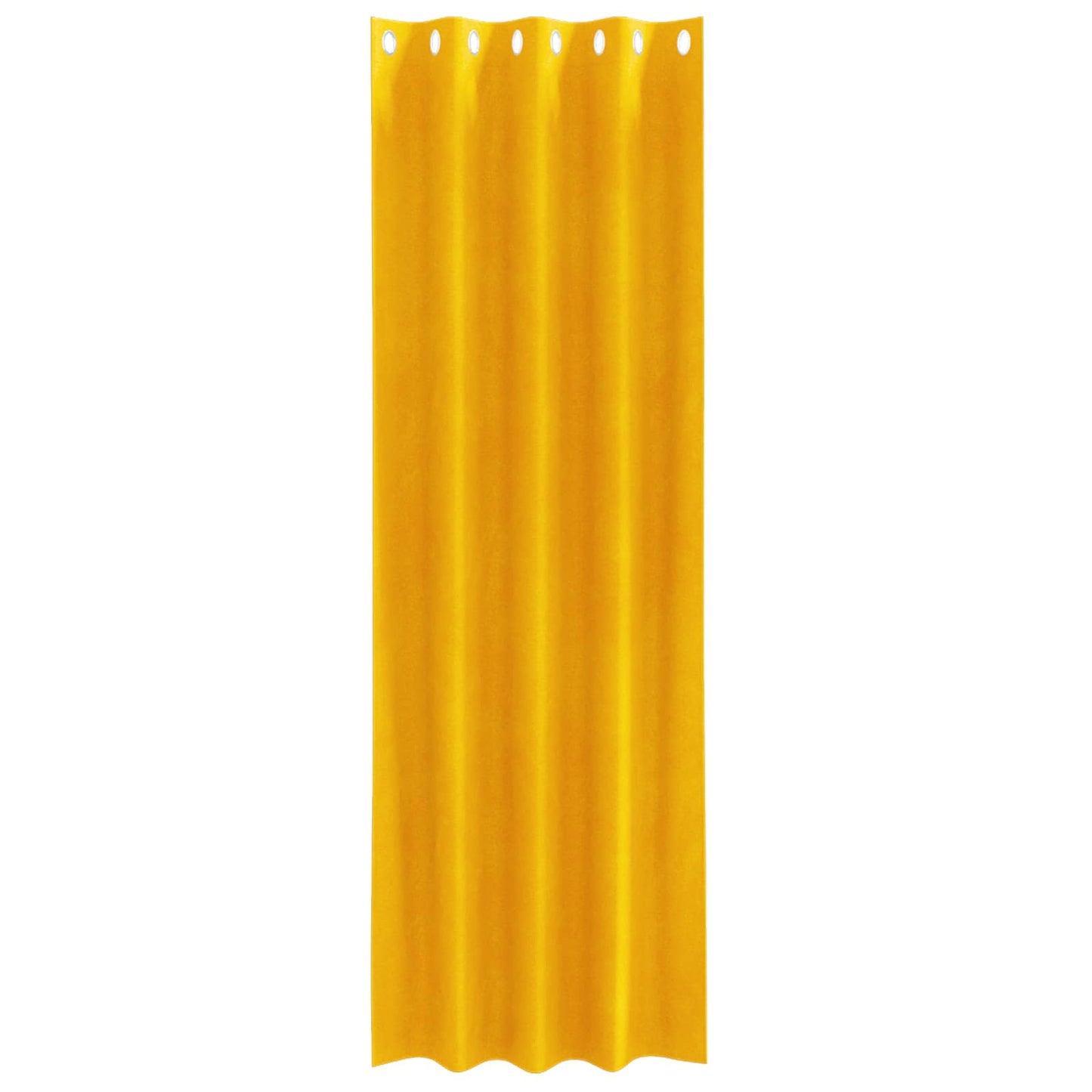 Tende oscuranti 2 pcs Giallo senape 140 x 225 cm Velluto