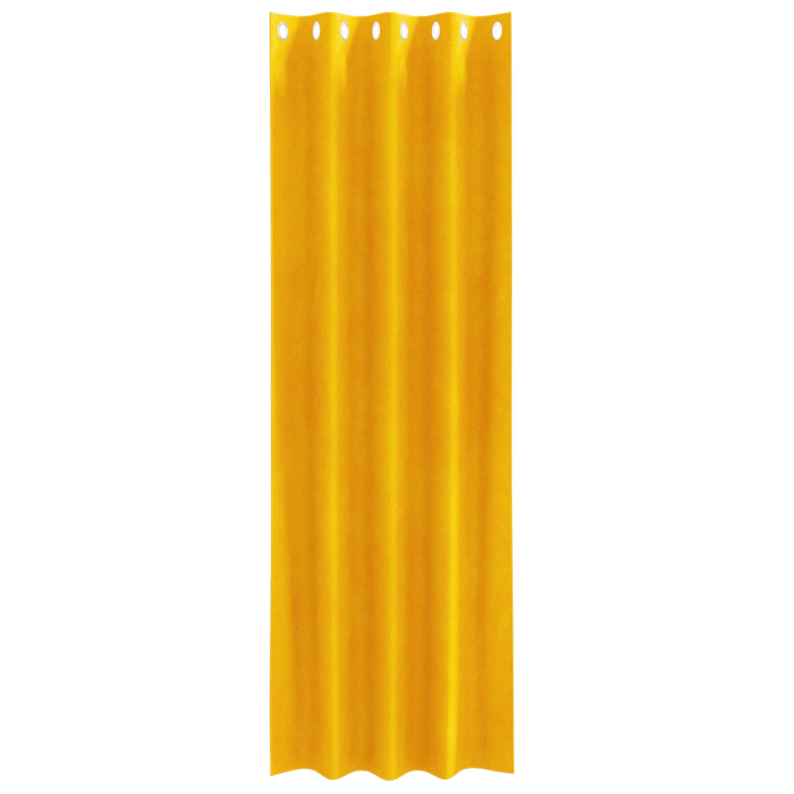 Tende oscuranti 2 pcs Giallo senape 140 x 260 cm Velluto | homemem39
