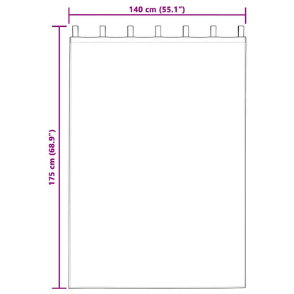 Tende oscuranti 2 pcs Giallo senape 140 x 175 cm Velluto | homemem39
