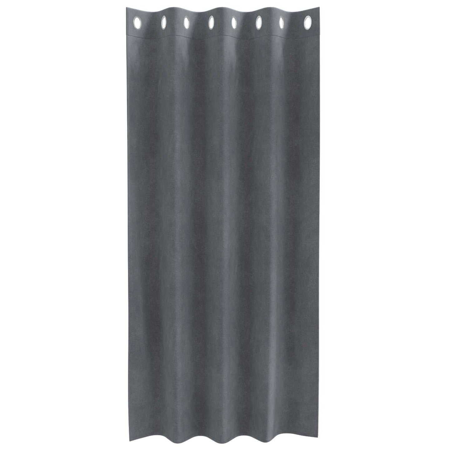 Tende oscuranti 2 pcs Grigio chiaro 140 x 175 cm Velluto | homemem39