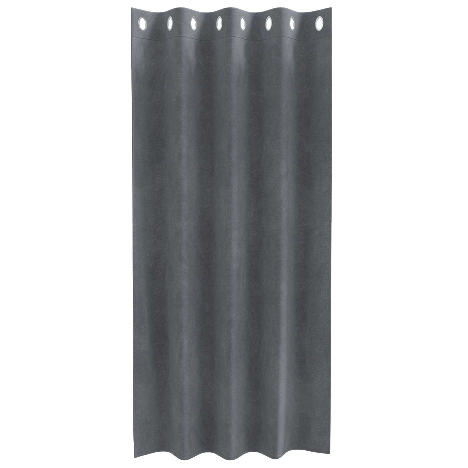 Tende oscuranti 2 pcs Grigio chiaro 140 x 175 cm Velluto | homemem39