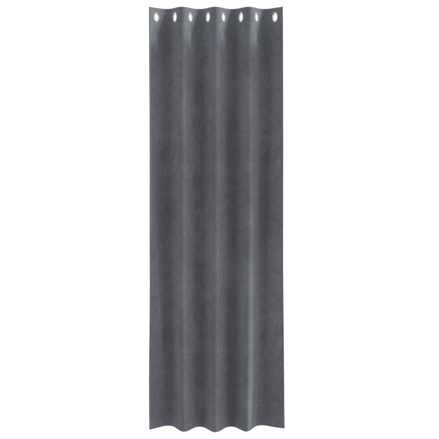 Tende oscuranti 2 pcs Grigio chiaro 140 x 225 cm Velluto | homemem39