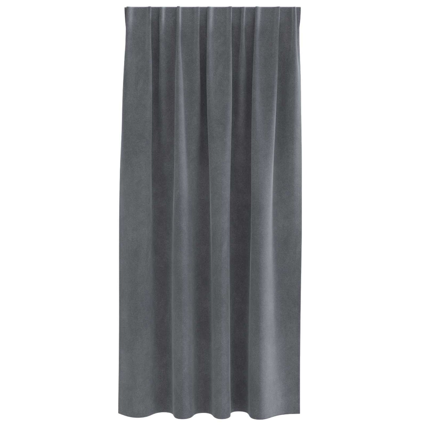Tende oscuranti 2 pcs Grigio chiaro 140 x 175 cm Velluto | homemem39