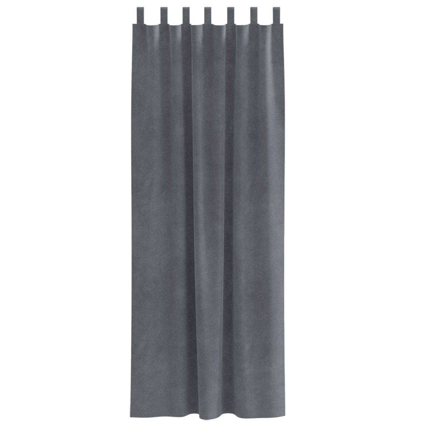 Tende oscuranti 2 pcs Grigio chiaro 140 x 260 cm Velluto | homemem39