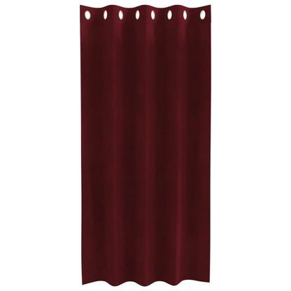 Tende oscuranti 2 pcs Rosso Vino 140 x 175 cm Velluto | homemem39