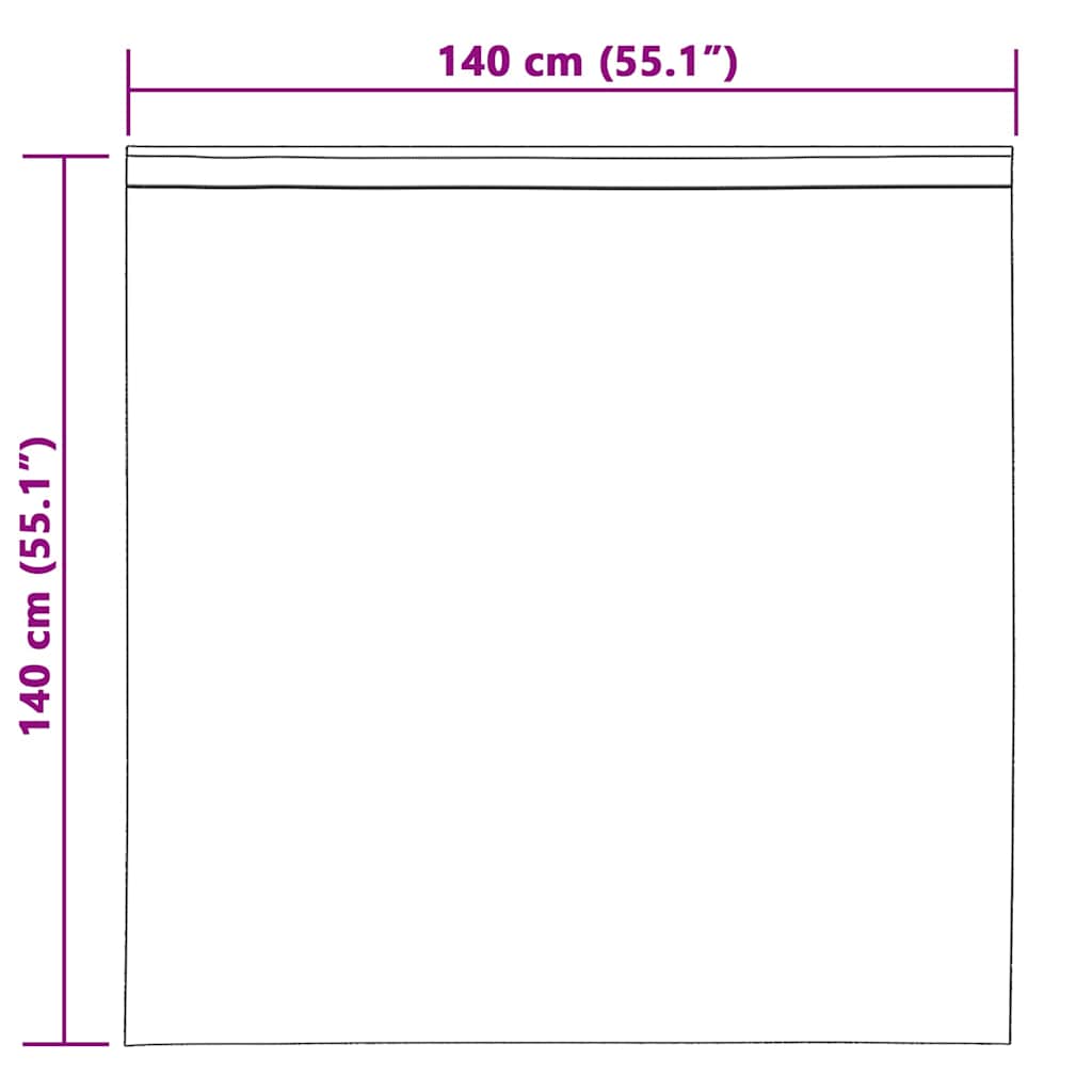 Tende oscuranti 2 pcs Rosso Vino 140 x 140 cm Velluto | homemem39