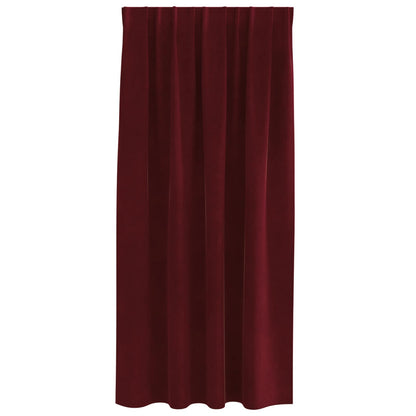 Tende oscuranti 2 pcs Rosso Vino 140 x 175 cm Velluto