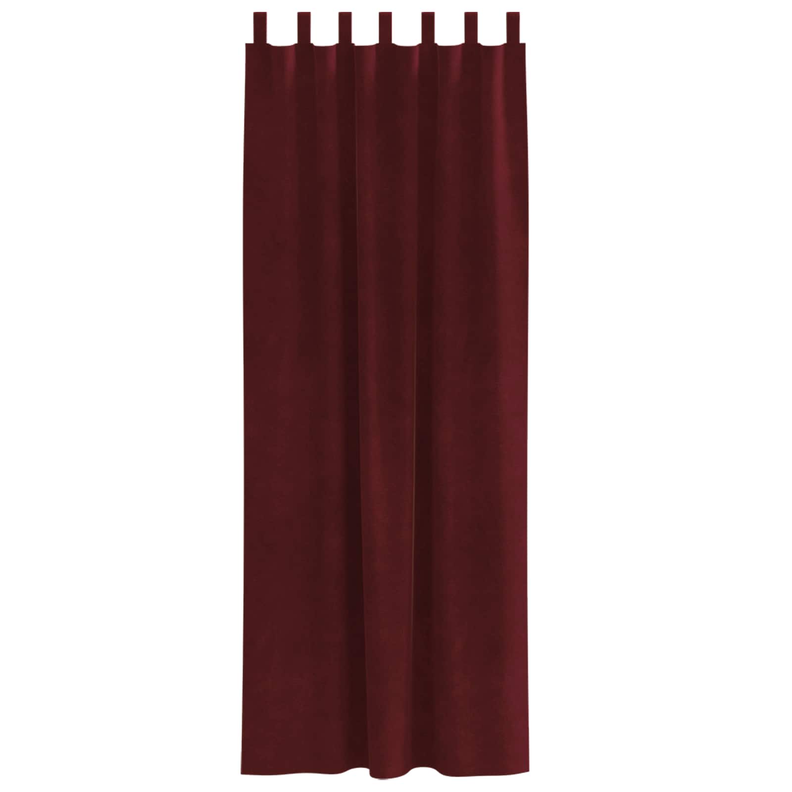 Tende oscuranti 2 pcs Rosso Vino 140 x 245 cm Velluto | homemem39