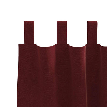Tende oscuranti 2 pcs Rosso Vino 140 x 260 cm Velluto