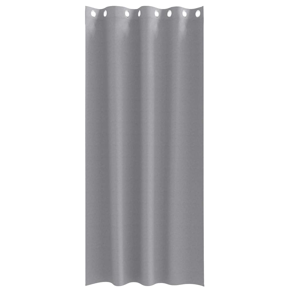 Tende Blackout con Anelli 2 pcs Grigio chiaro 225 x 140 cm | homemem39