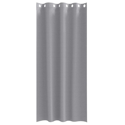 Tende Blackout con Anelli 2 pcs Grigio chiaro 225 x 140 cm | homemem39