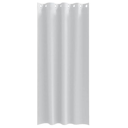 Tende Blackout con Anelli 2 pcs Grigio Chiaro 225 x 140 cm