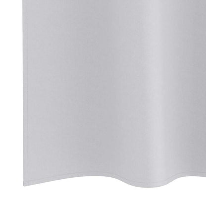 Tende Blackout con Anelli 2 pcs Grigio Chiaro 245 x 140 cm | homemem39