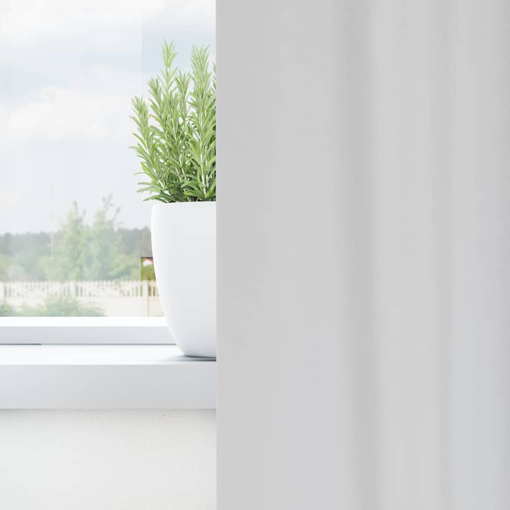 Tende Blackout con Anelli 2 pcs Grigio Chiaro 245 x 140 cm | homemem39
