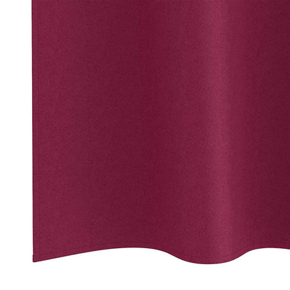 Tende Blackout con Anelli 2 pcs Rosso Vino 225 x 140 cm