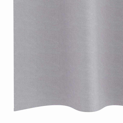 Tende Blackout con Anelli 2 pcs Grigio Metallico 175 x 140 cm | homemem39