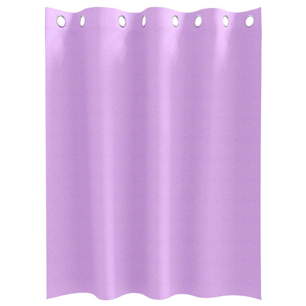 Tende Blackout con Anelli 2 pcs Viola 140 x 140 cm Poliestere | homemem39