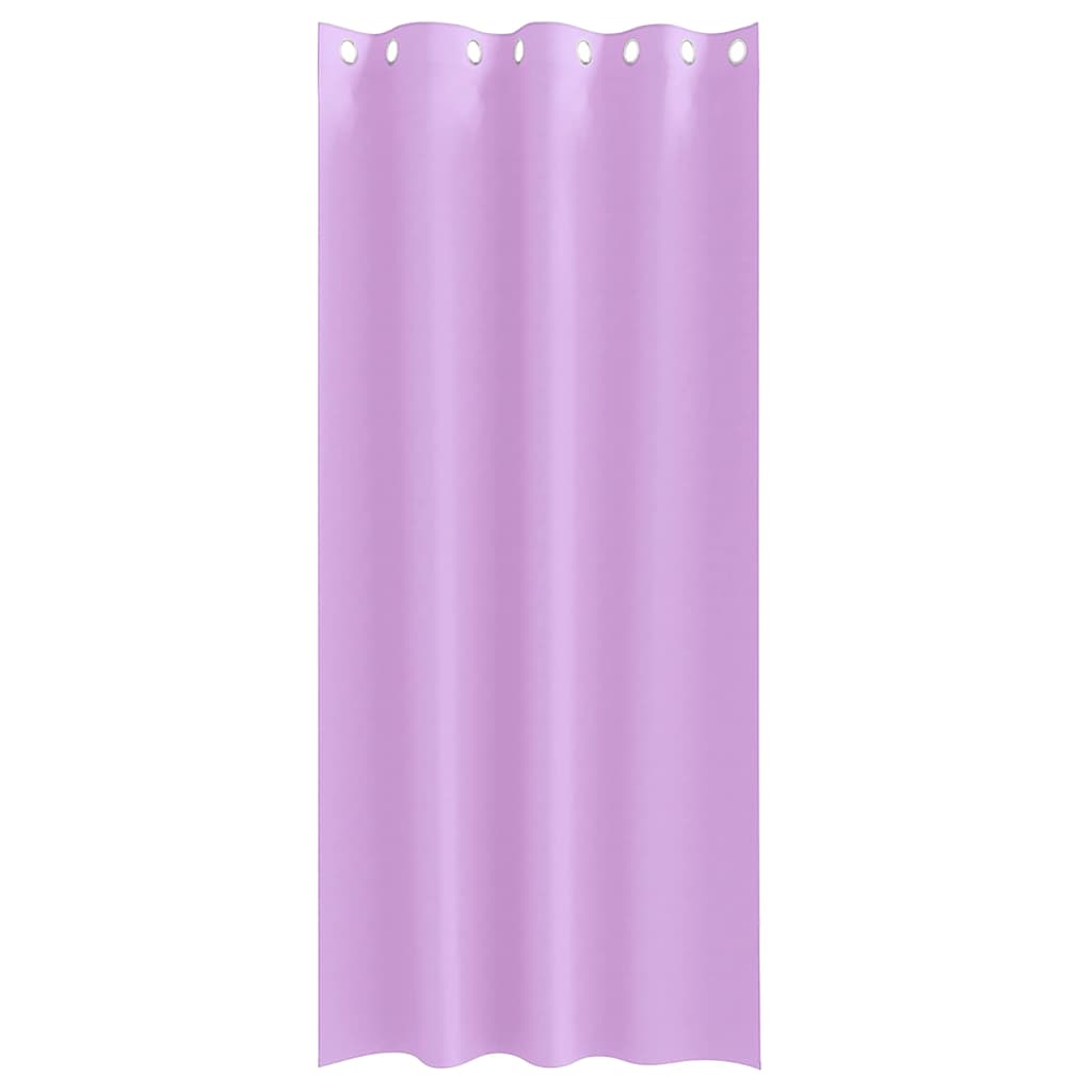 Tende Blackout con Anelli 2 pcs Viola 225 x 140 cm Poliestere