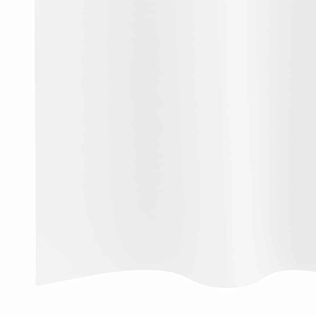 Tende Blackout con Anelli 2 pcs Bianco Puro 245 x 140 cm | homemem39