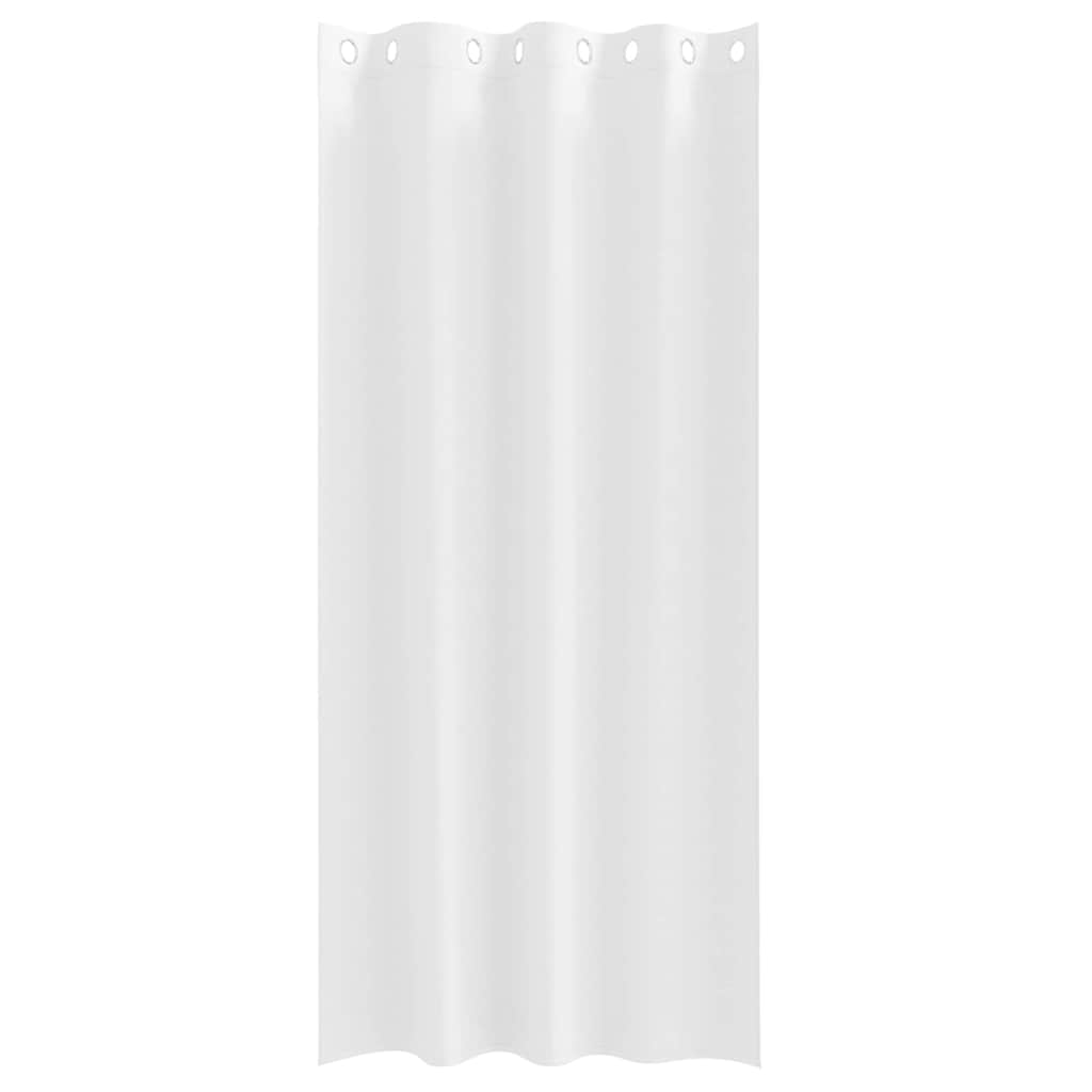 Tende Blackout con Anelli 2 pcs Bianco Puro 245 x 140 cm | homemem39