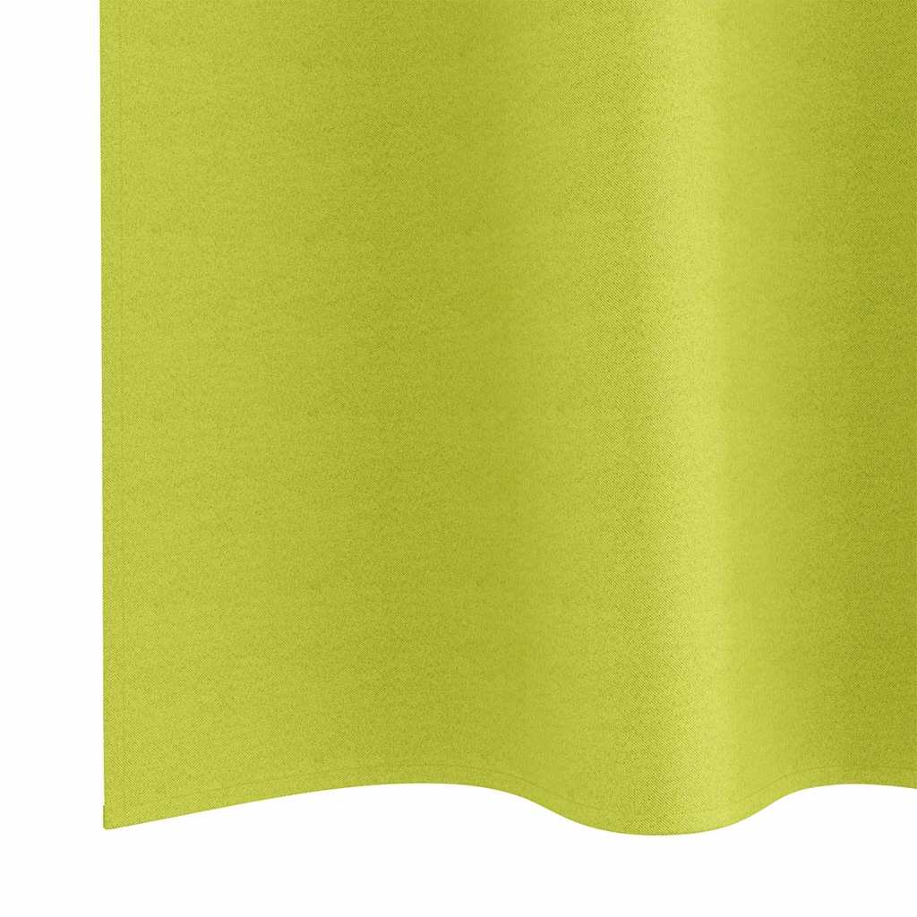 Tende Blackout con Anelli 2 pcs Verde 245 x 140 cm Poliestere | homemem39
