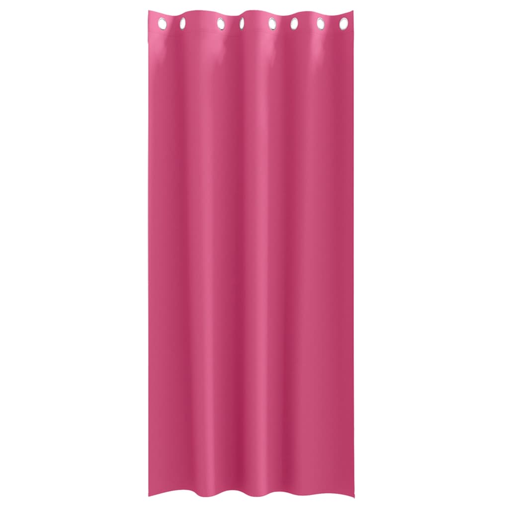Tende Blackout con Anelli 2 pcs Rosa Vivo 245 x 140 cm | homemem39